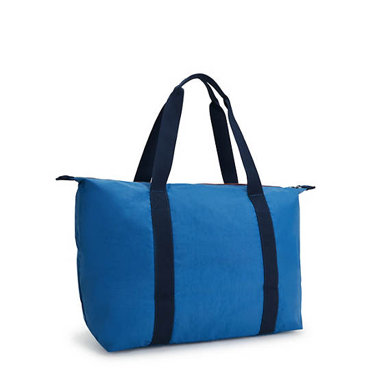 Bolso Tote Kipling Art Medium Lite Azules | MX 1449TC